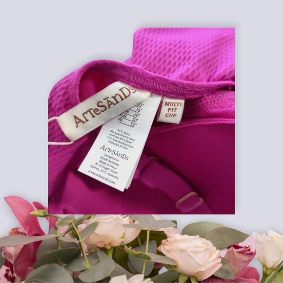 Artesands Serenade Pink Delacroix One Piece Swimsuit - Picture 3 of 6